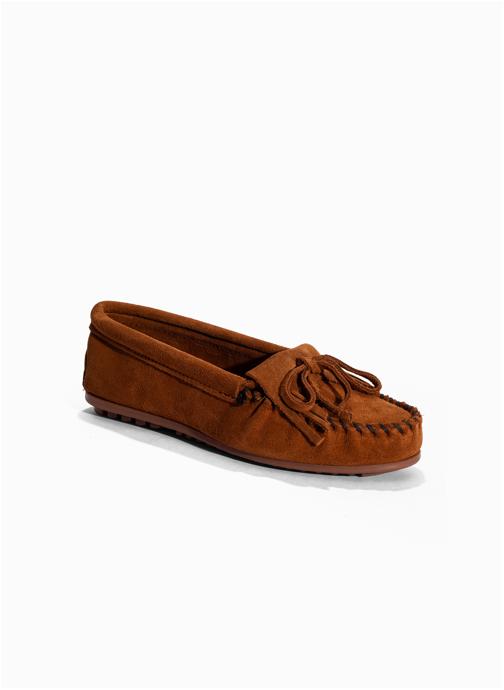 Minnetonka Mocassins Kilty hardsole femme marron