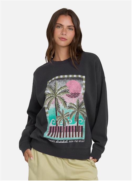 Billabong Sweats à capuche Echo femme noir