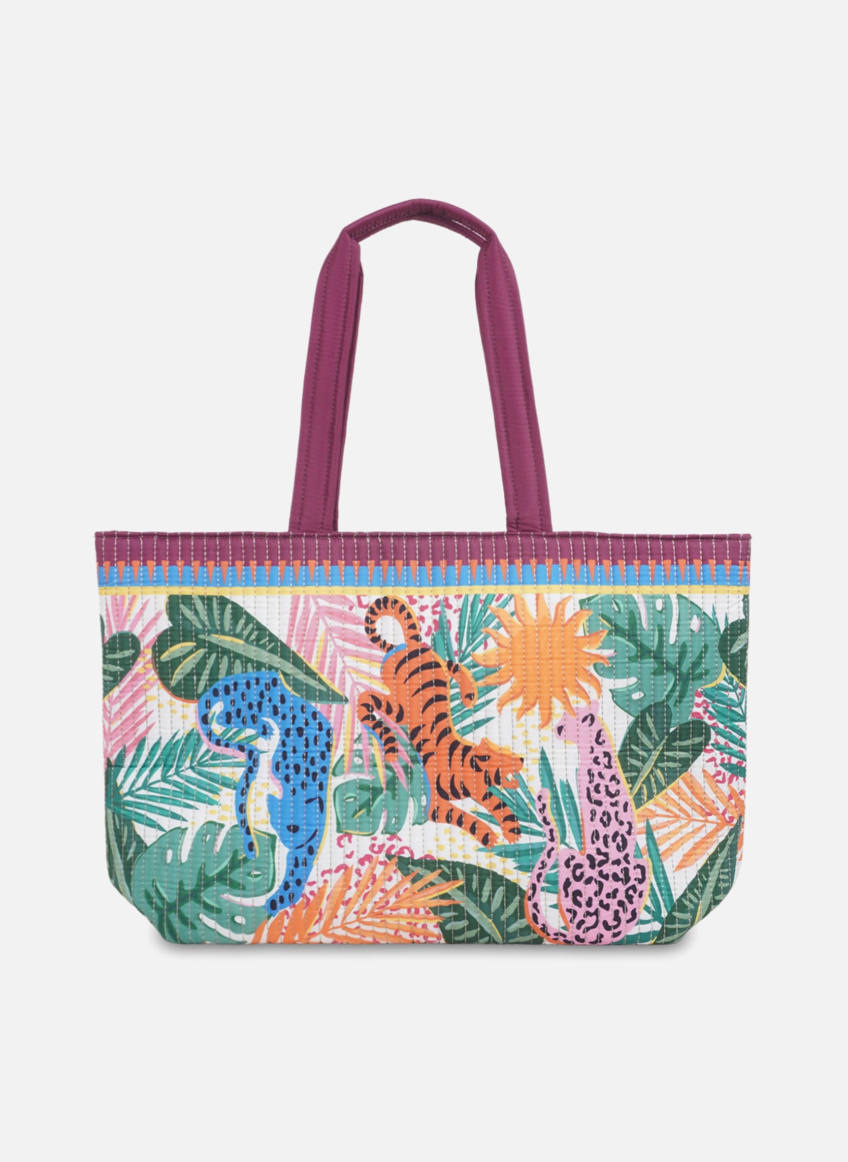 Cabas Sac grand model Jungle Pop femme multicolore Balaboosté Cabas Sac grand model Jungle Pop femme multicolore Multicouleur