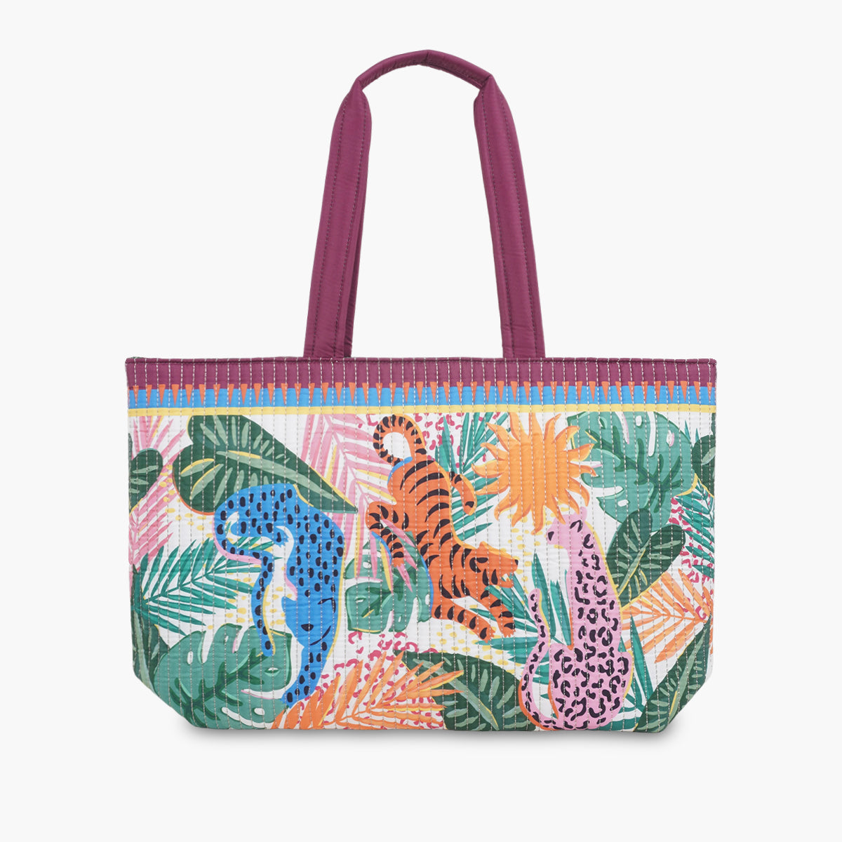 Cabas Sac grand model Jungle Pop femme multicolore Balaboosté Cabas Sac grand model Jungle Pop femme multicolore Multicouleur