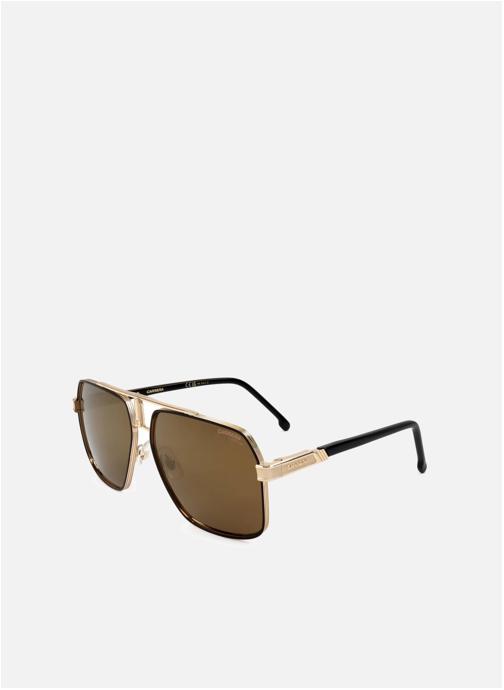 Carrera Lunettes de soleil homme or et bronze