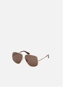 Lunettes de soleil femme or et bronze