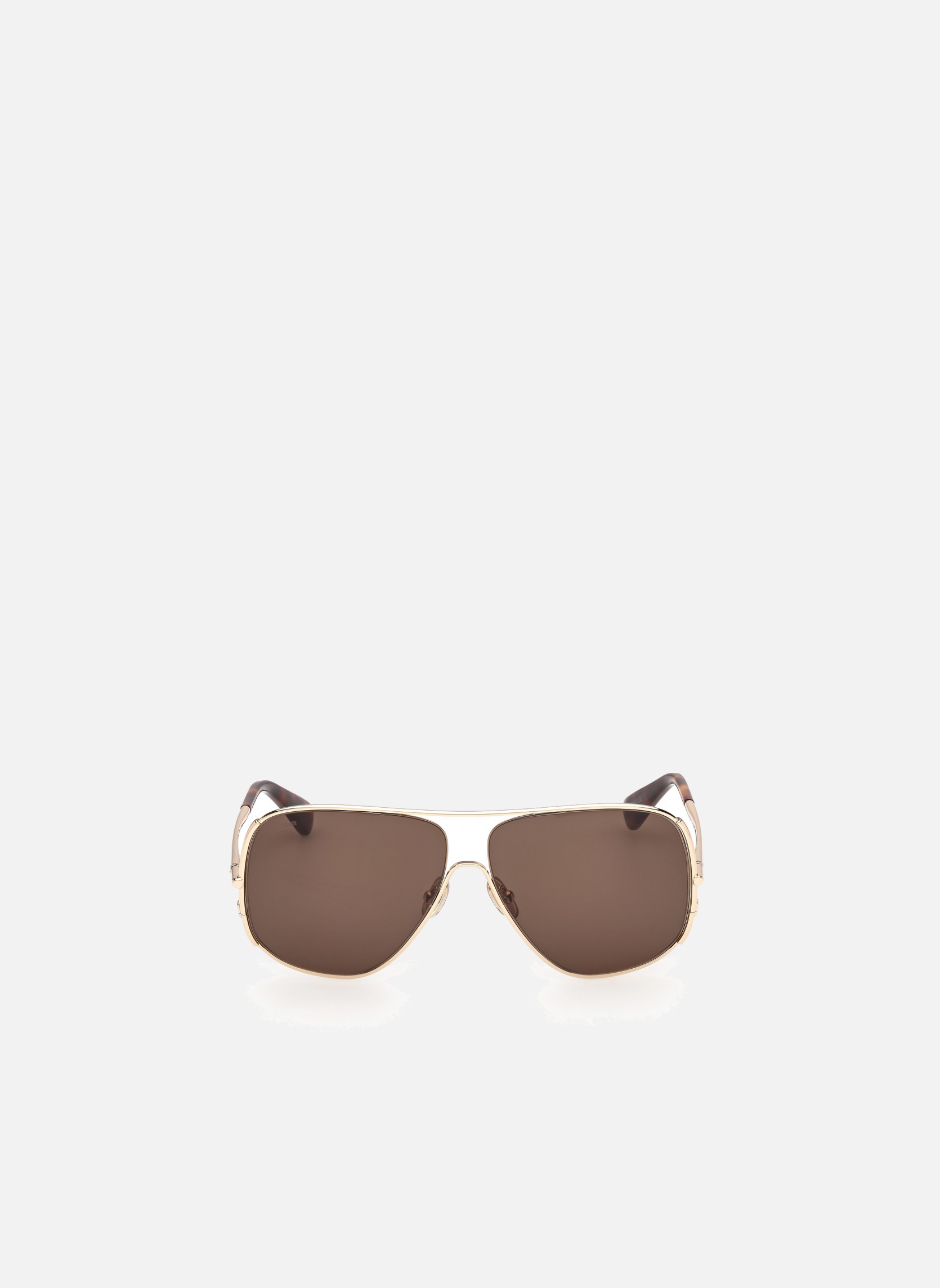 Lunettes de soleil femme or et bronze Max Mara Lunettes de soleil femme or et bronze Or