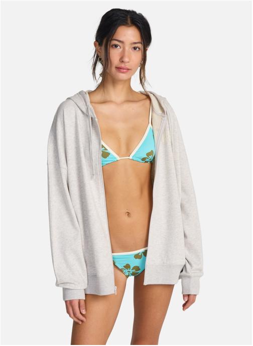 Billabong Sweats à capuche Zip Family femme gris