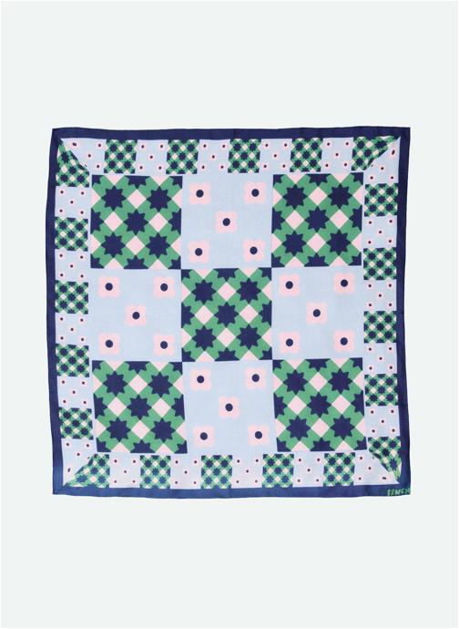 FRNCH Foulards JUANILLO femme bleu