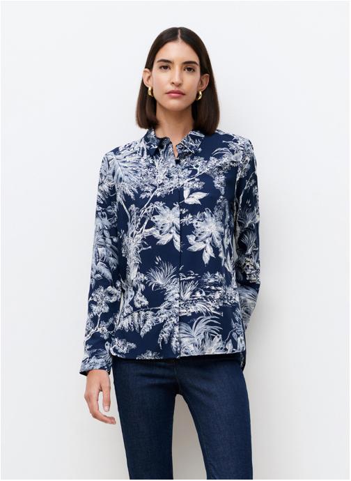 Caroll Chemises 261C-CJAMIE femme bleu