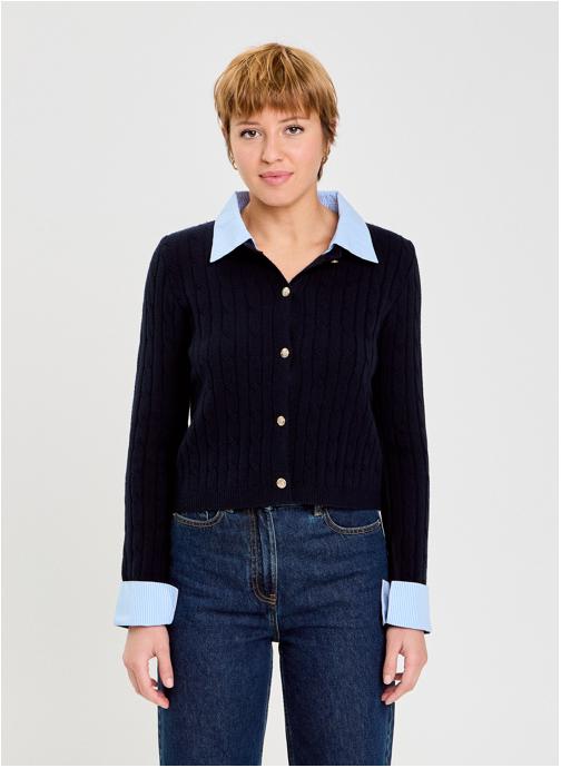 Cache Cache Gilets GILBISHIRT femme bleu
