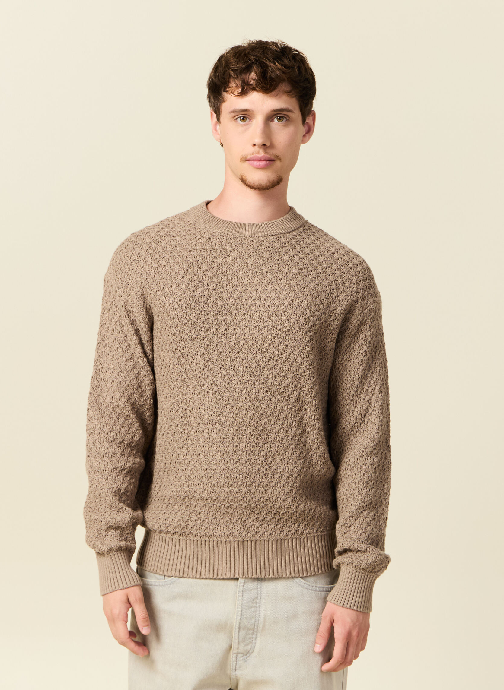 Pulls PULLATELIERH homme marron Bonobo Pulls PULLATELIERH homme marron Marron clair