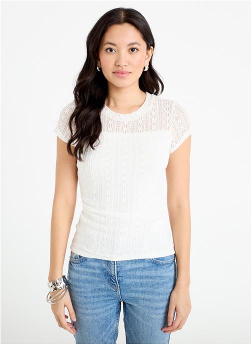 Cache Cache Tee-shirts KDENTFRONS femme blanc