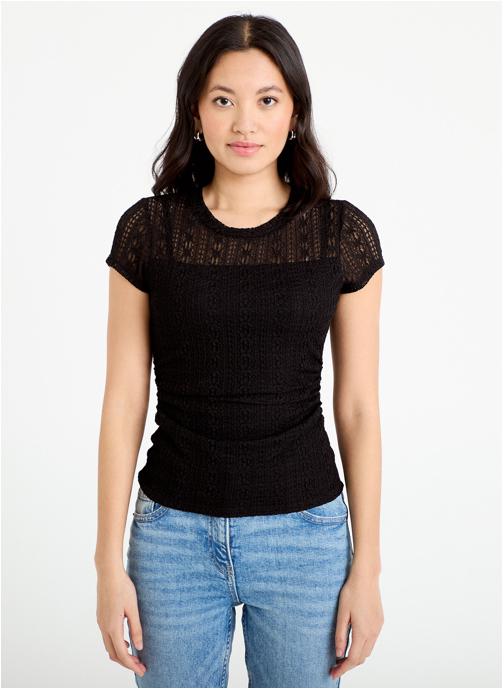 Cache Cache Tee-shirts KDENTFRONS femme noir