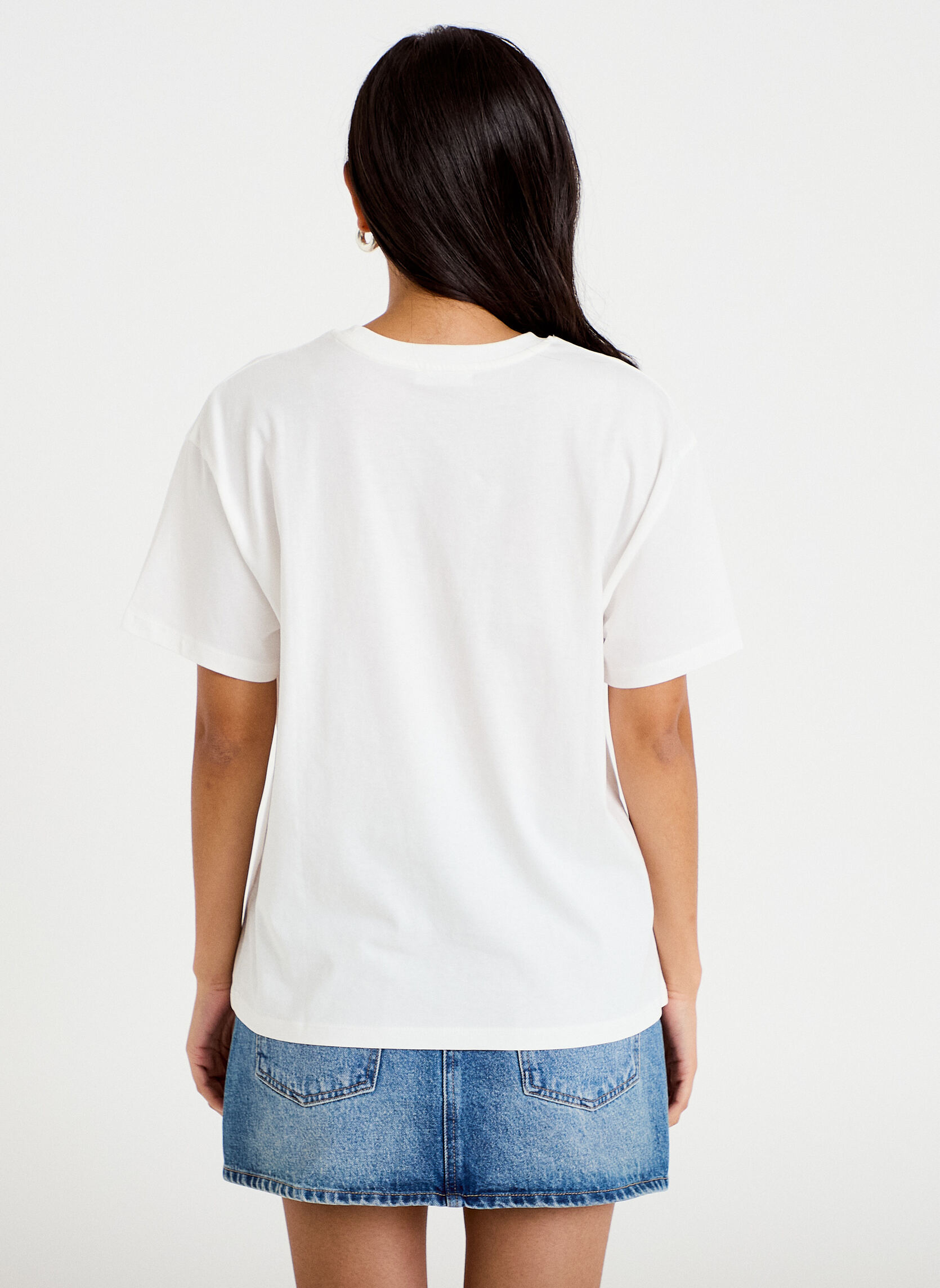 Tee-shirts TKISLAND femme blanc Cache Cache Tee-shirts TKISLAND femme blanc Blanc