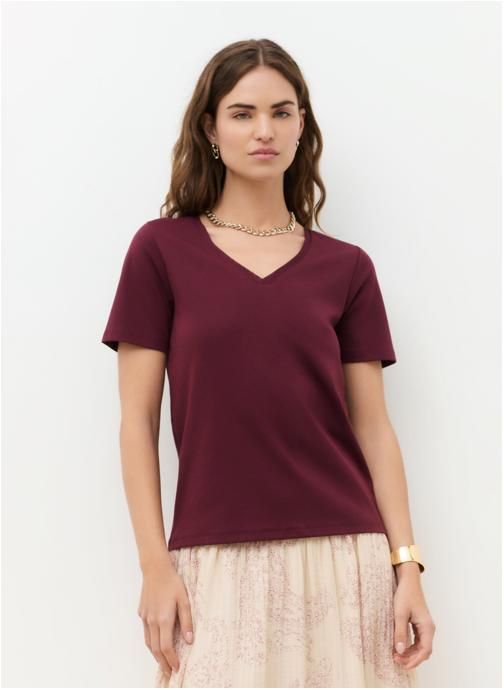 Caroll Tee-shirts 261T-TEMILIE femme violet