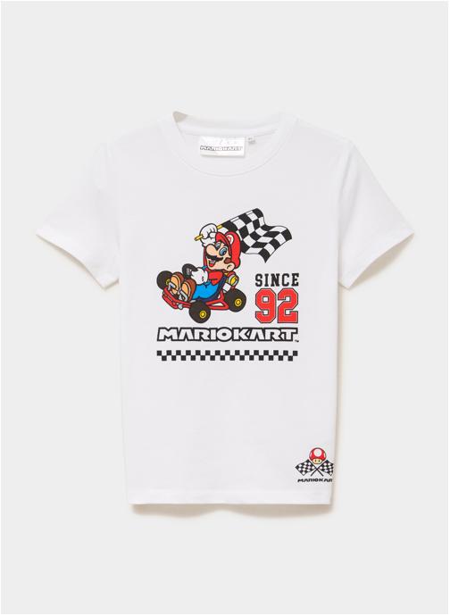 Mario Tee-shirts ML_9625_SE400MRO garçon blanc