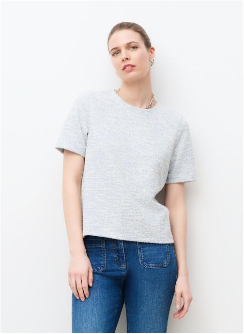 Caroll Tee-shirts 261T-TLONA femme bleu