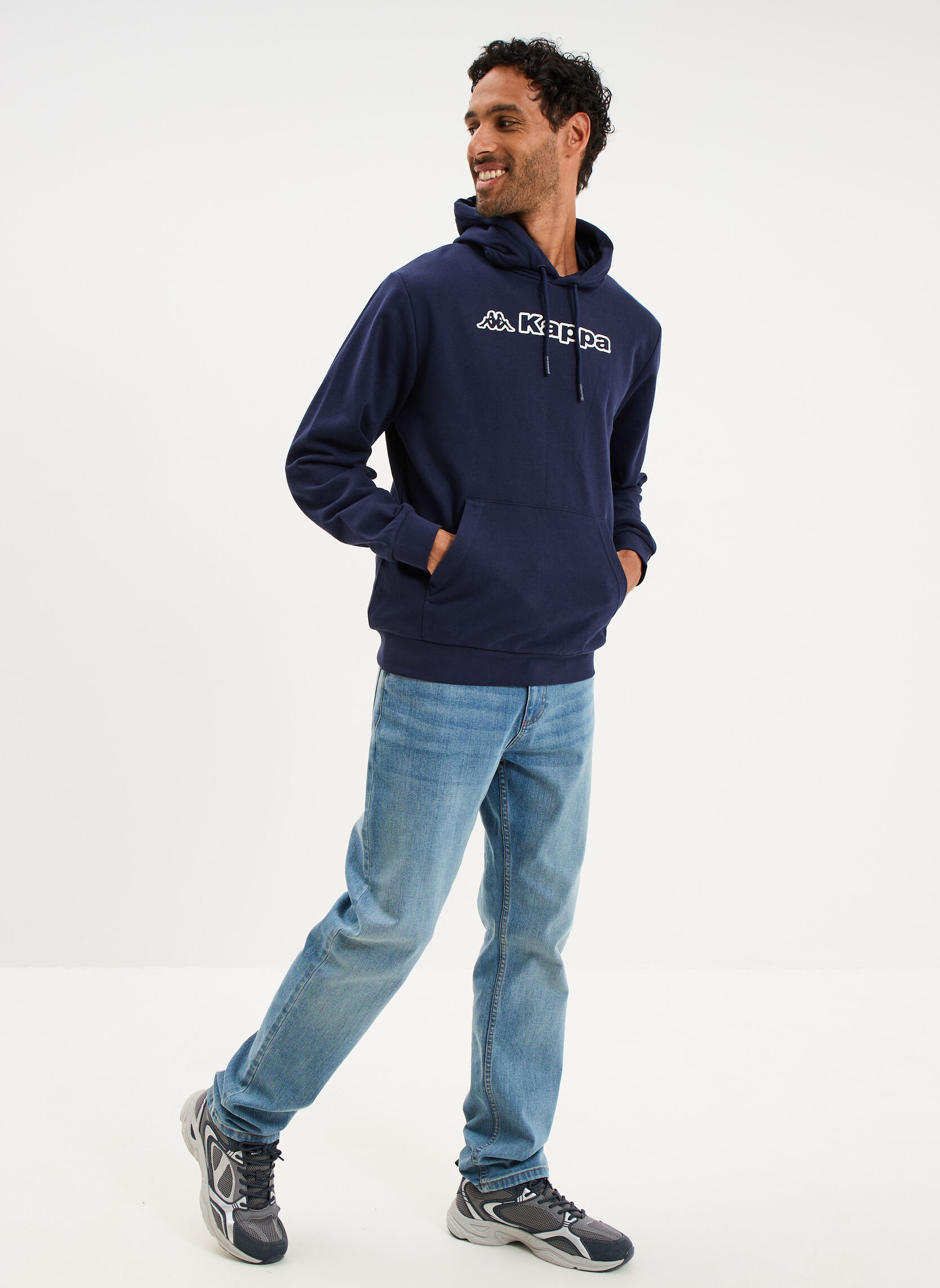 Sweats à capuche KAPPA1_321T86W193_FEMMO homme bleu Kappa Sweats à capuche KAPPA1_321T86W193_FEMMO homme bleu Bleu marine