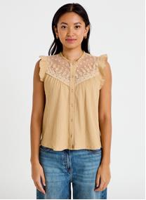 Débardeurs DBLOUROMAN femme blanc
