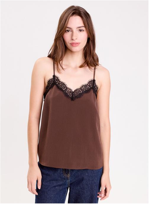 Cache Cache Débardeurs TOPSHOW femme marron