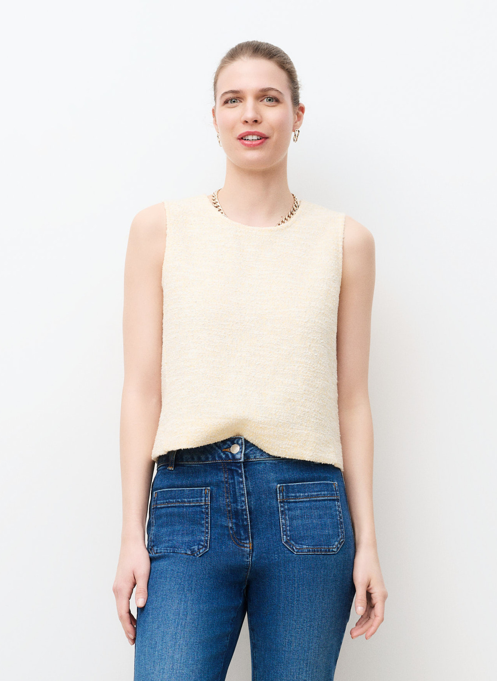 Débardeurs 261T-TLODIE femme jaune Caroll Débardeurs 261T-TLODIE femme jaune Jaune