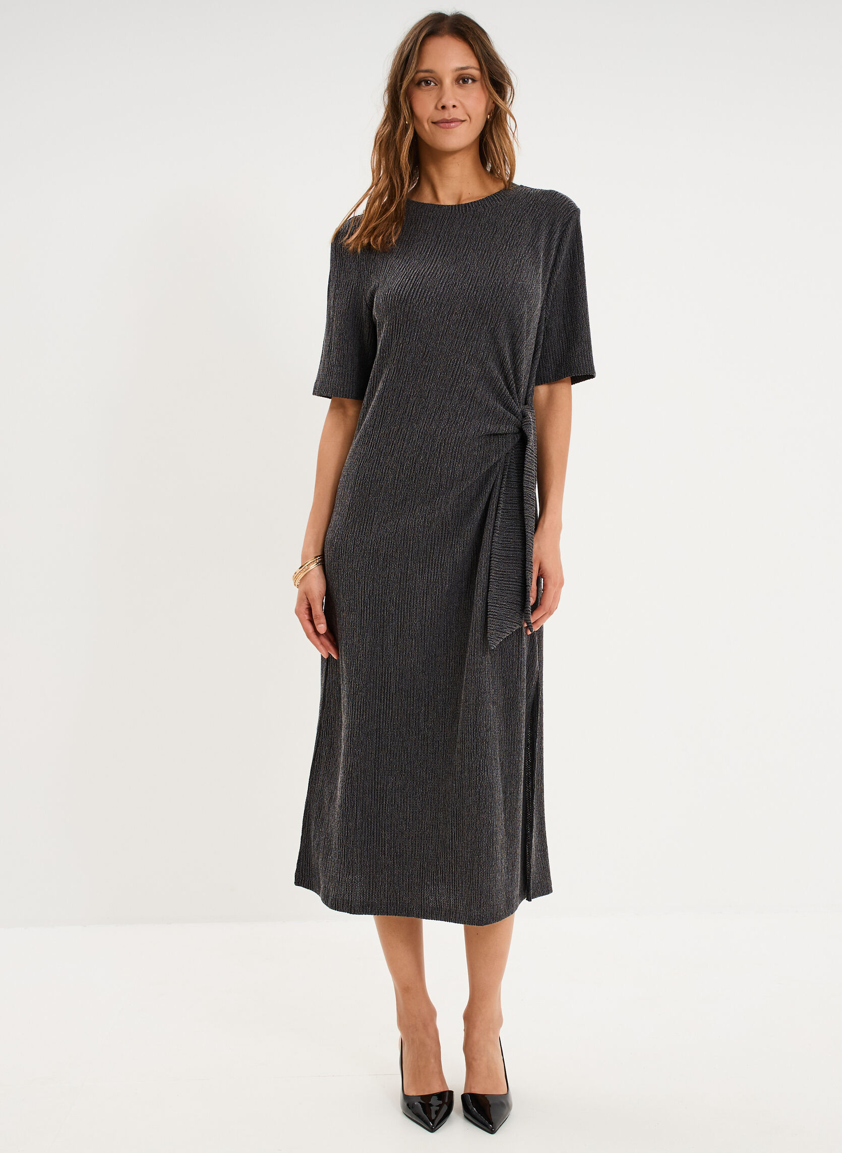 Robes MIS3_RIONEGRO femme gris LIBERTO Robes MIS3_RIONEGRO femme gris Gris foncé