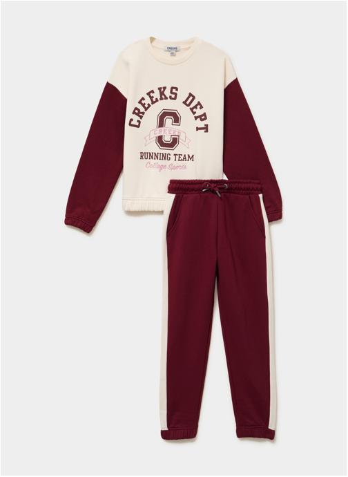 CREEKS Ensembles CRE4_SELMA_CREEKS_DEPT fille bordeaux