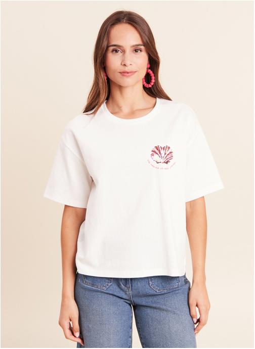 Bréal Tee-shirts TLOVELY femme blanc