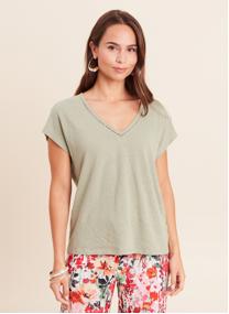 Tee-shirts TIBOCHELLE femme orange