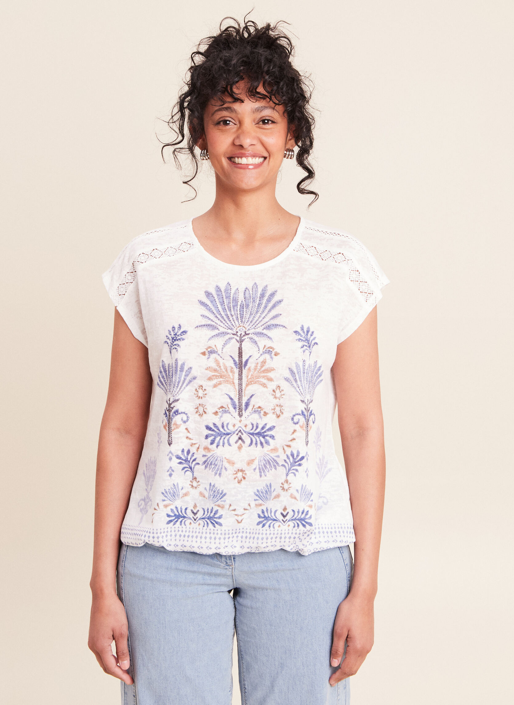 Tee-shirts TICOLOPUR femme blanc Bréal Tee-shirts TICOLOPUR femme blanc Blanc