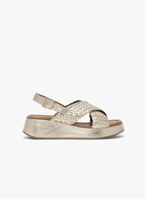 Sandales RACHELL femme or et bronze