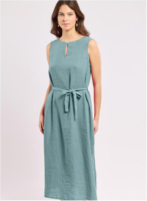 Armor Lux Robes Robe 74864 silver pine femme vert