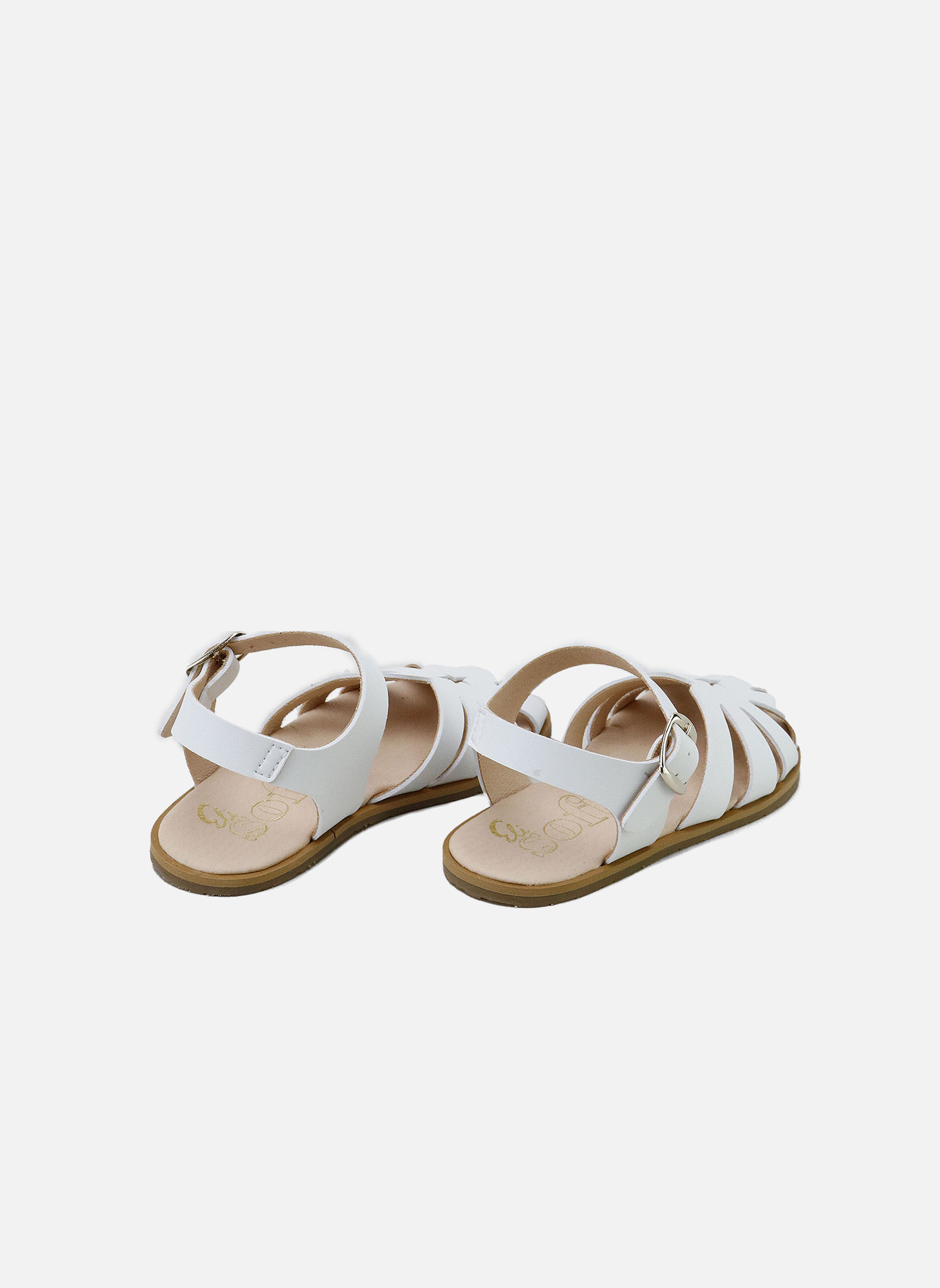 Sandales Sandales ANA57028A-MICROPELLE-WHITE Blanco fille blanc Eli 1957 Sandales Sandales ANA57028A-MICROPELLE-WHITE Blanco fille blanc Blanc