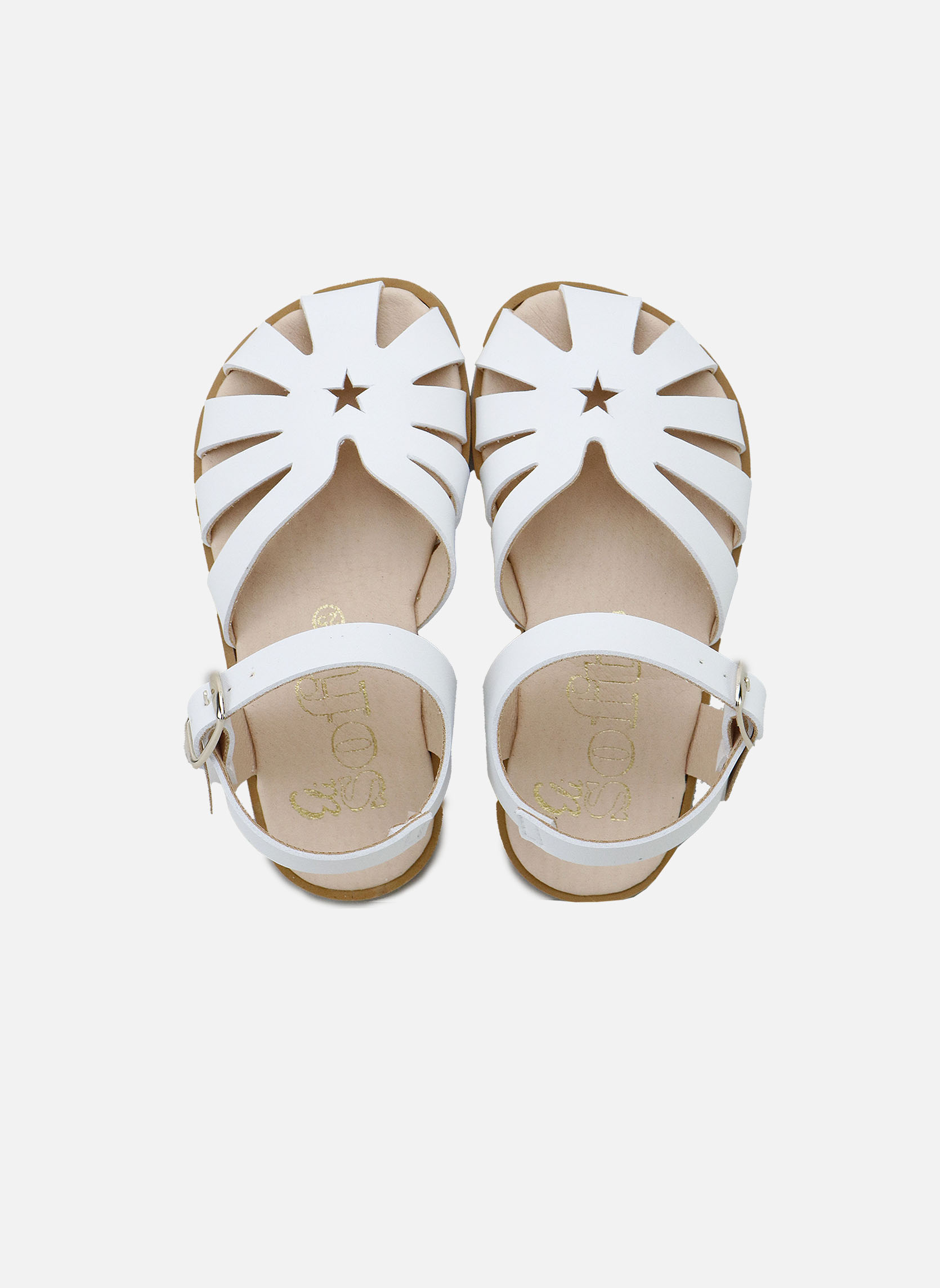 Sandales Sandales ANA57028A-MICROPELLE-WHITE Blanco fille blanc Eli 1957 Sandales Sandales ANA57028A-MICROPELLE-WHITE Blanco fille blanc Blanc