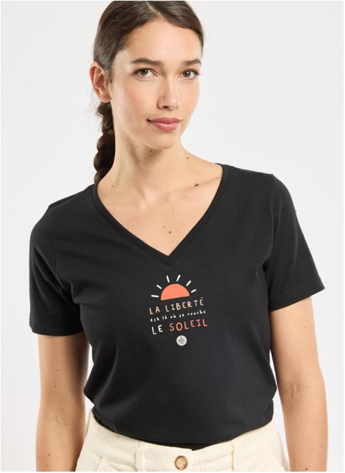 Armor Lux Tee-shirts T-shirt Amb fjord femme noir