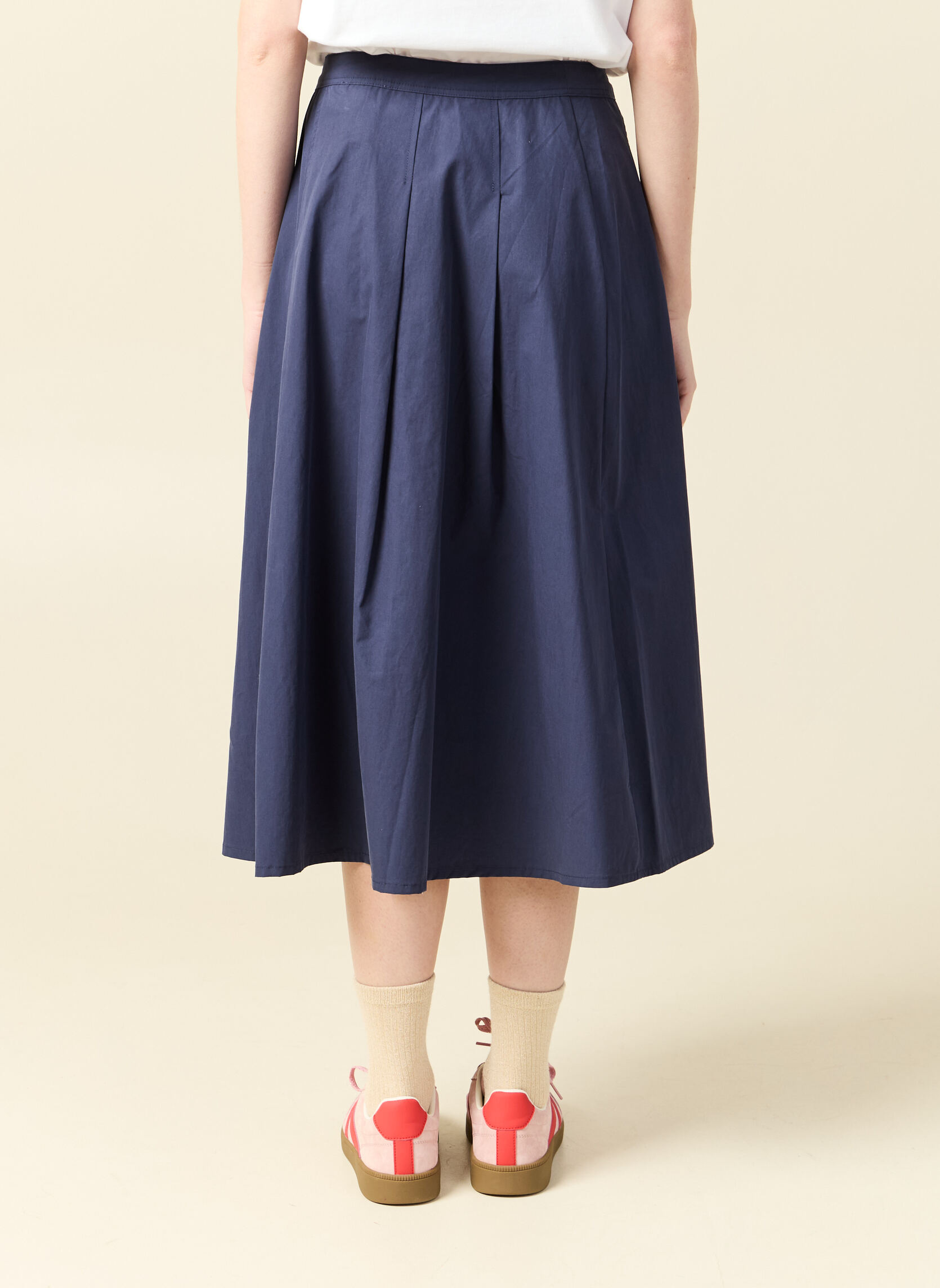 Jupes mi-longues BOARDJUDF femme bleu Bonobo Jupes mi-longues BOARDJUDF femme bleu Bleu marine