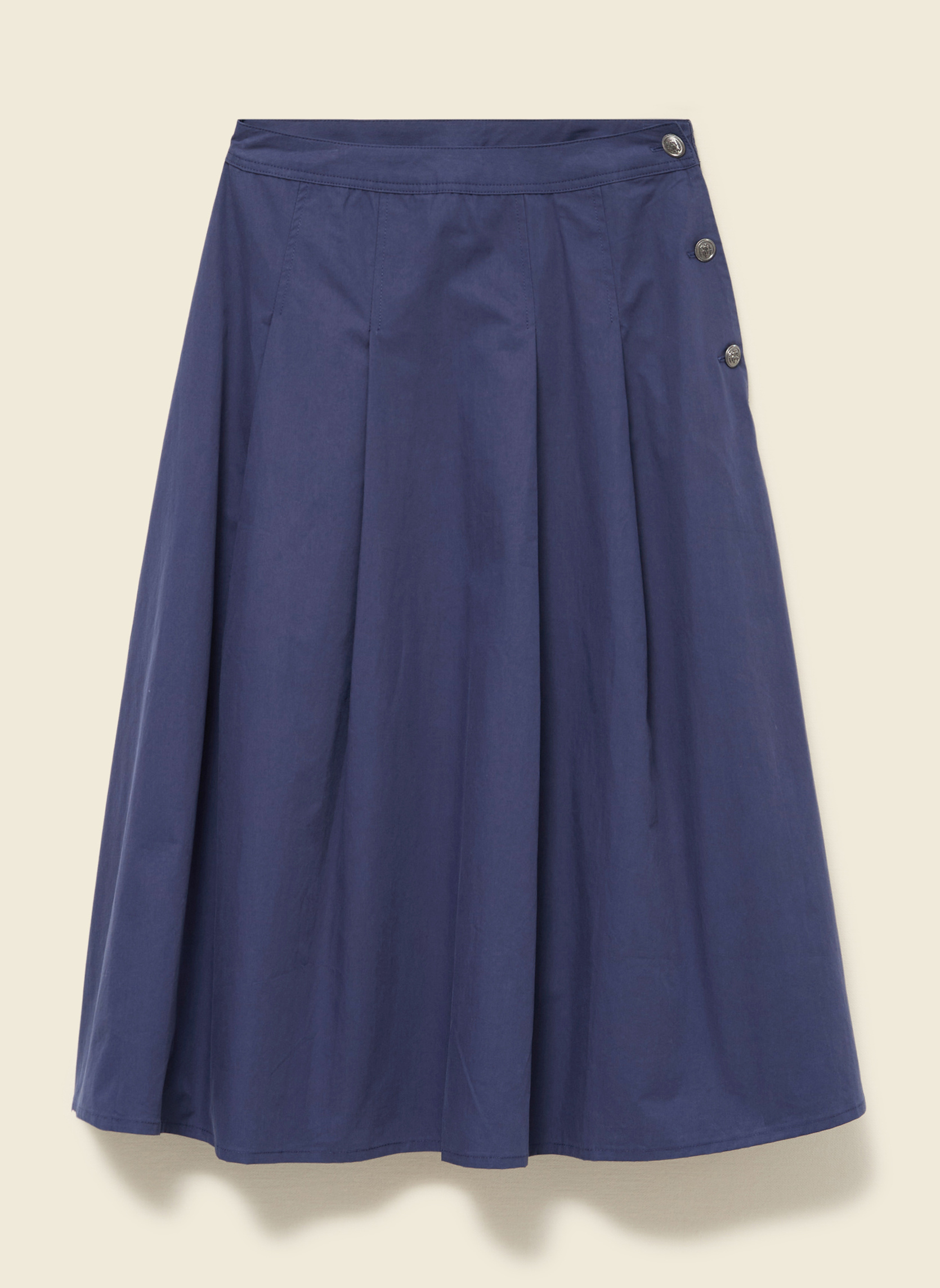 Jupes mi-longues BOARDJUDF femme bleu Bonobo Jupes mi-longues BOARDJUDF femme bleu Bleu marine