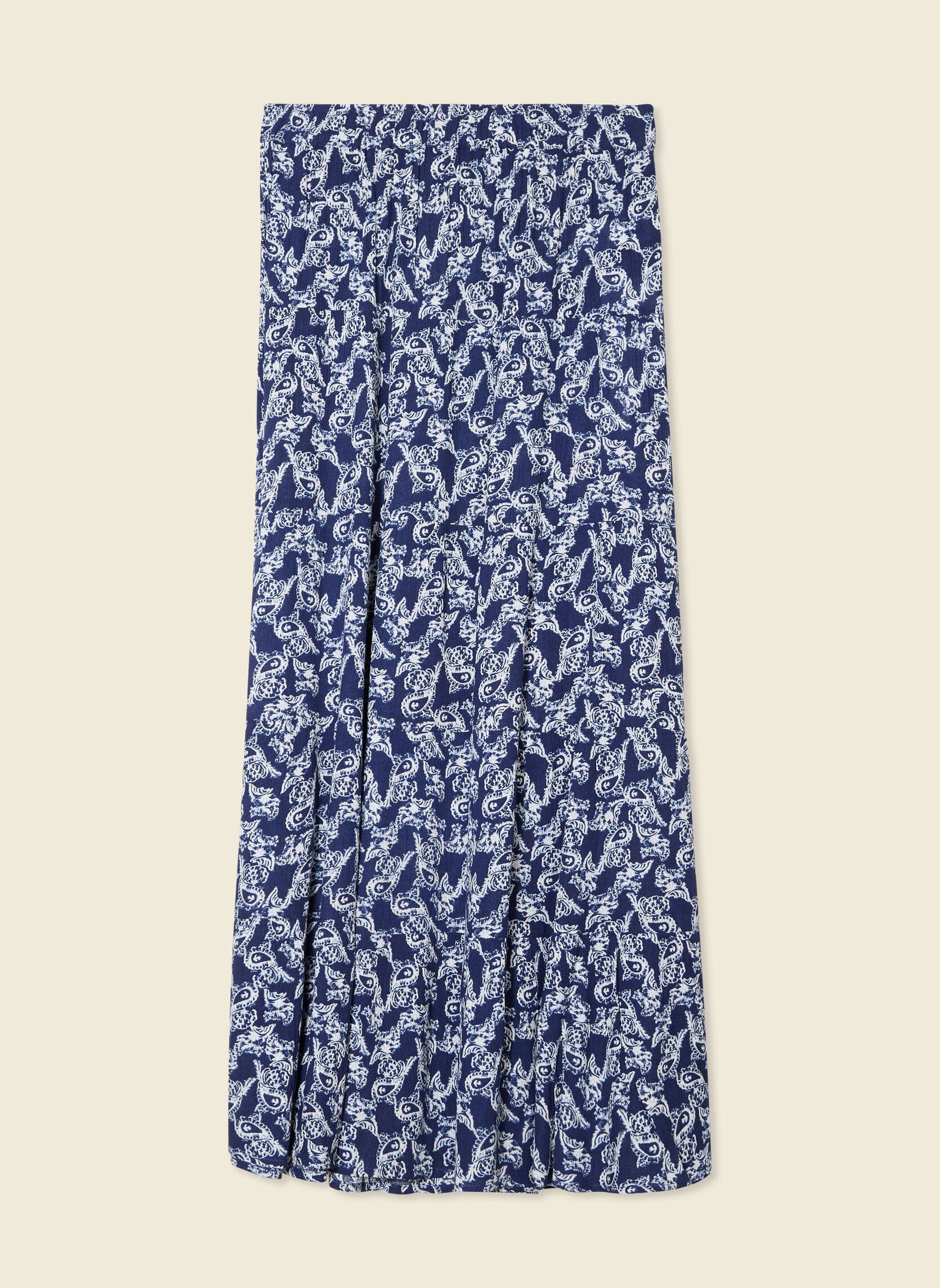 Jupes mi-longues Jupes longues - MAXJULEF femme bleu Bonobo Jupes mi-longues Jupes longues - MAXJULEF femme bleu Bleu marine