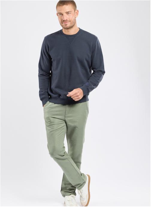 Bermudes Pantalons droits Pantalon Domino robusta homme vert