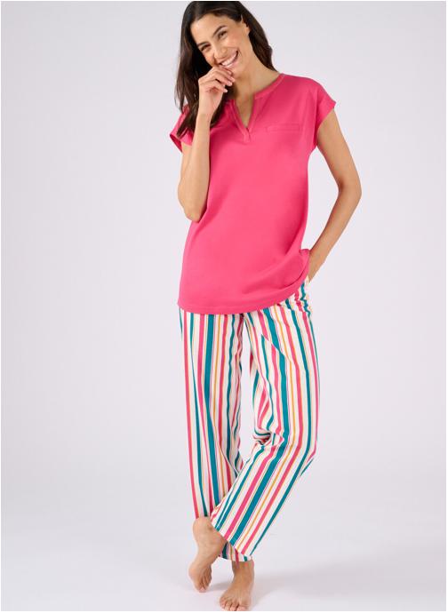 Damart Ensembles de pyjamas 80035 femme rose
