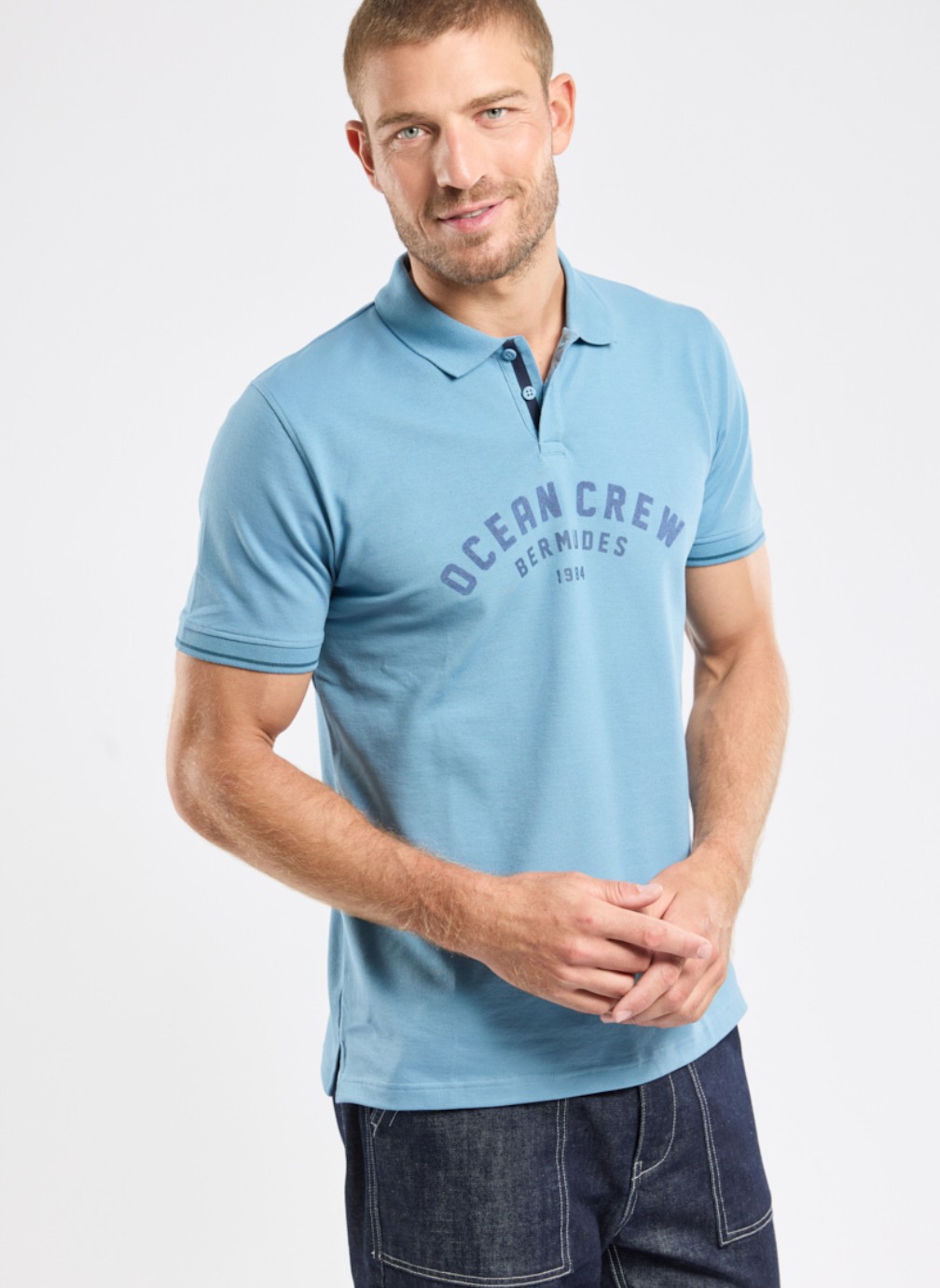 Polos Polo Gamme ecru homme bleu Bermudes Polos Polo Gamme ecru homme bleu Bleu
