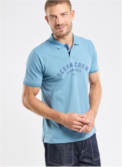 Bermudes Polos Polo Gamme ecru homme bleu
