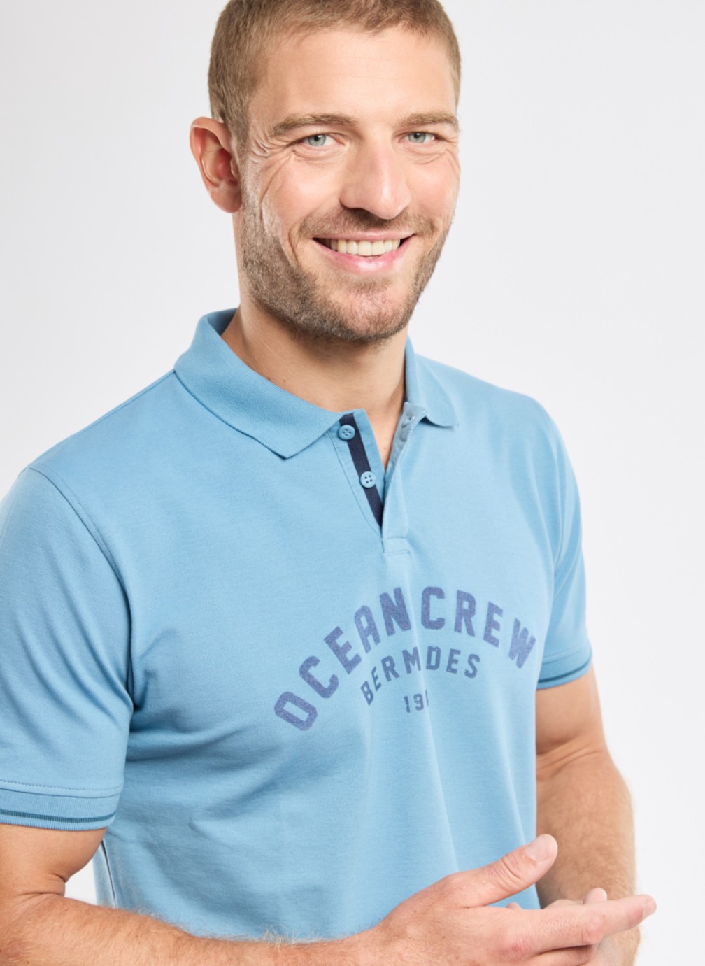 Polos Polo Gamme ecru homme bleu Bermudes Polos Polo Gamme ecru homme bleu Bleu