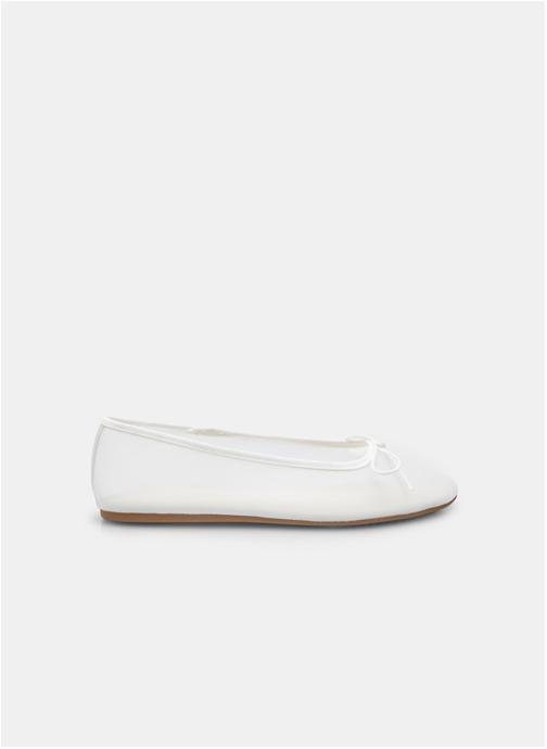 Bata Ballerines classiques 5211552 femme blanc