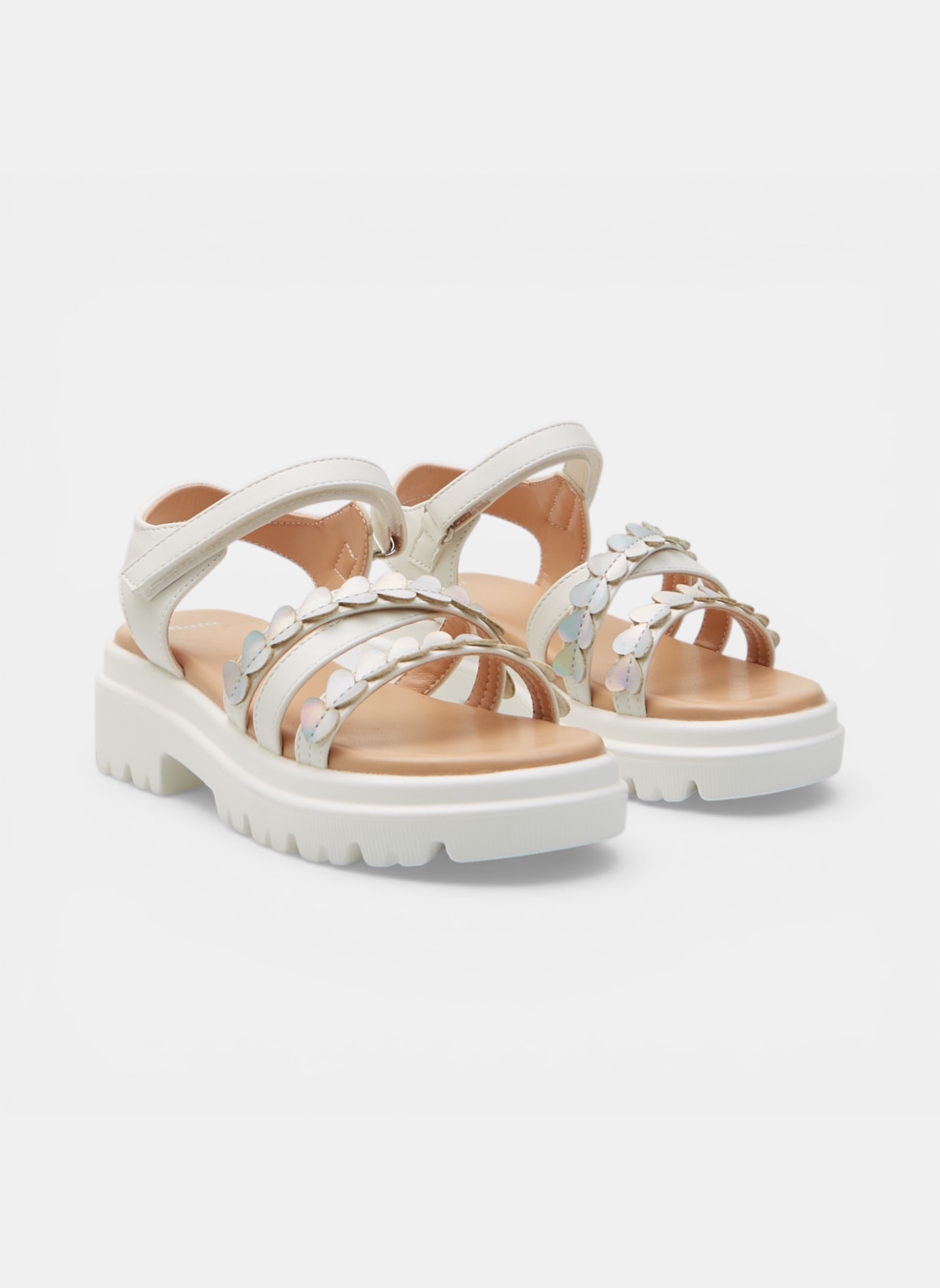 Sandales 3611404 fille blanc Bata Sandales 3611404 fille blanc Blanc