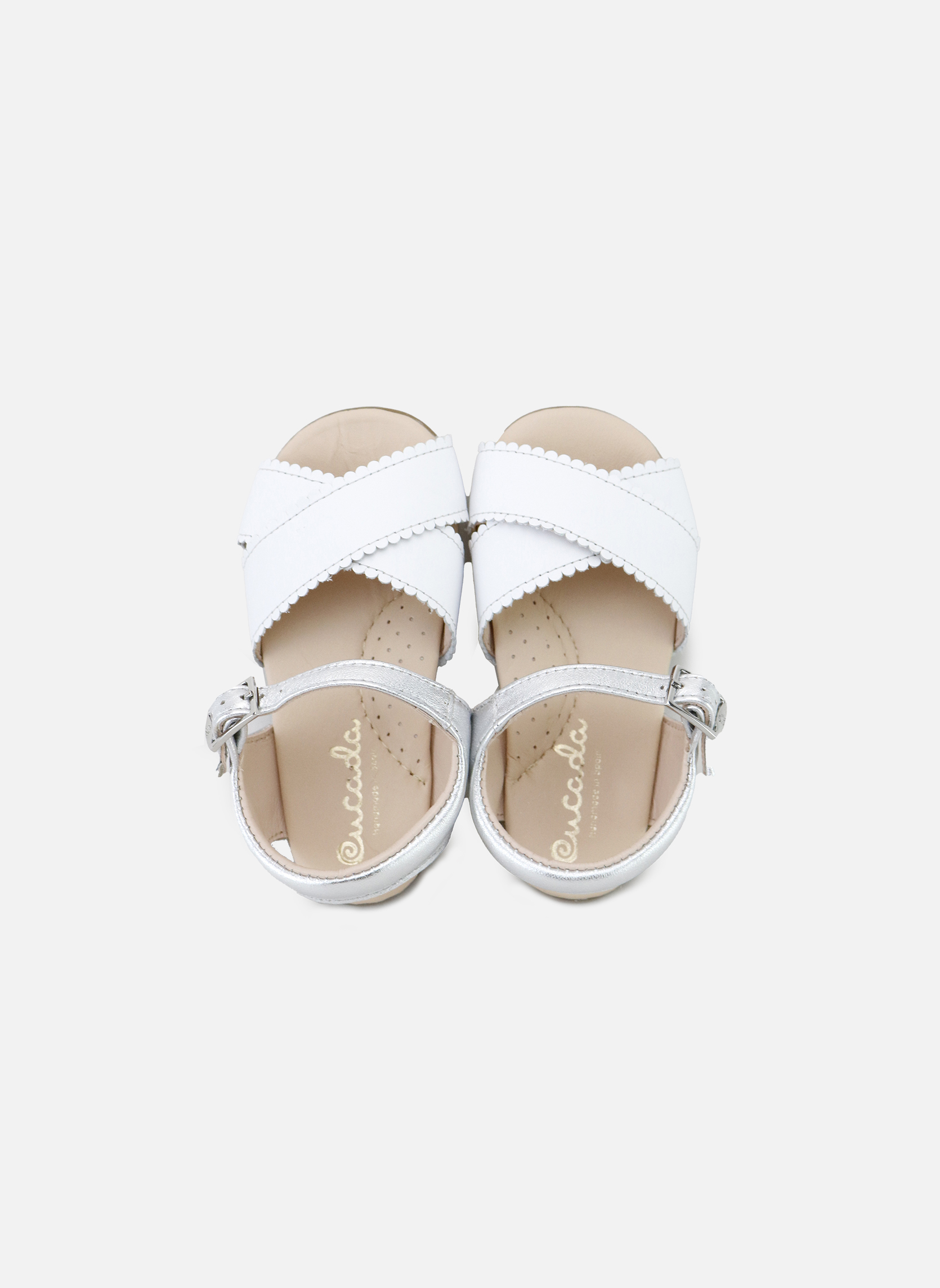 Sandales 12003AJ-NAPA-BLANCO fille blanc Eli 1957 Sandales 12003AJ-NAPA-BLANCO fille blanc Blanc