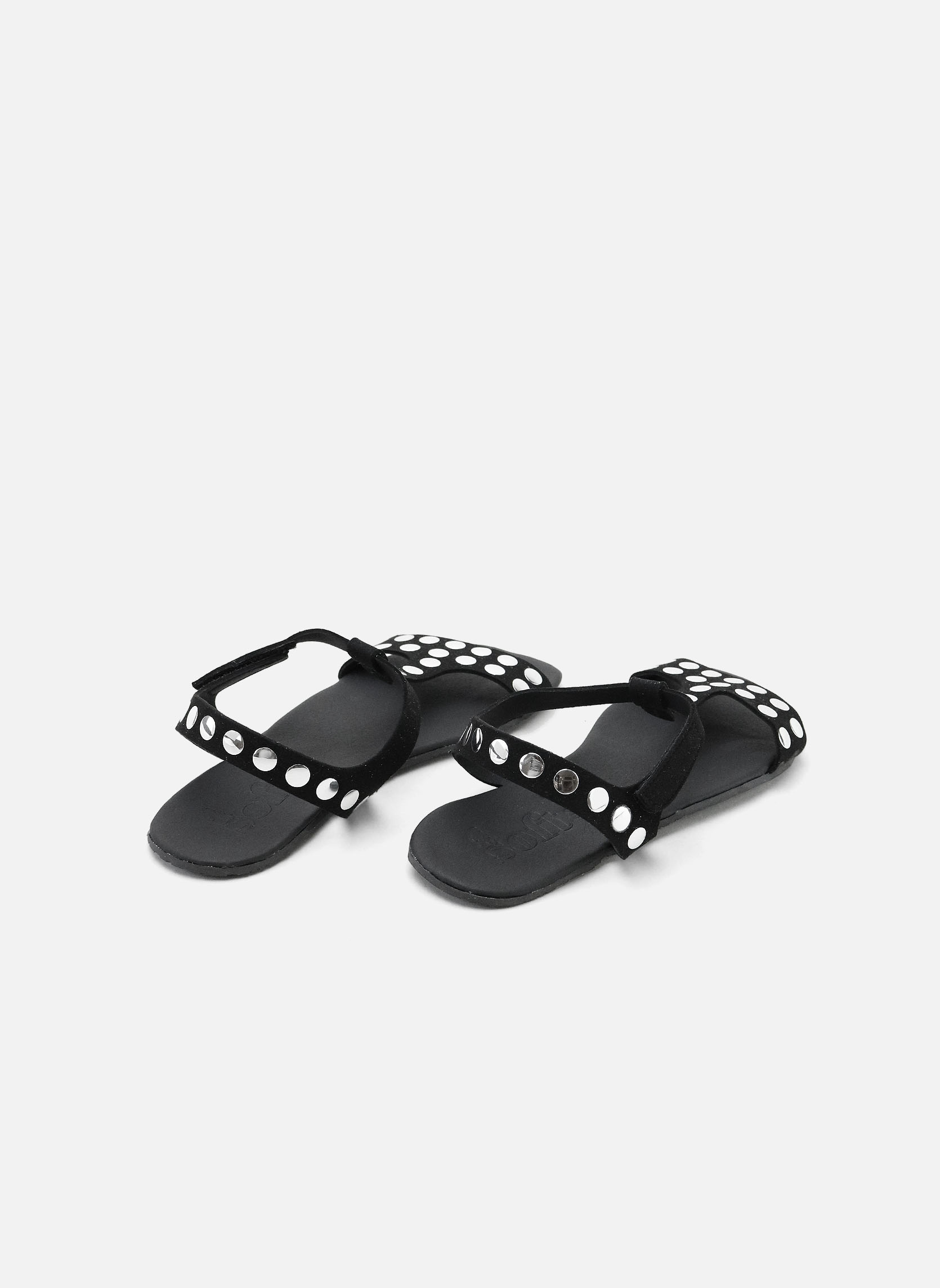 Sandales Sandales ANA57115A-SUEDE-NEGRO Negro fille noir Eli 1957 Sandales Sandales ANA57115A-SUEDE-NEGRO Negro fille noir Noir