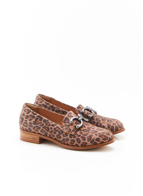Damart Mocassins Mocassins avec chaînette femme marron