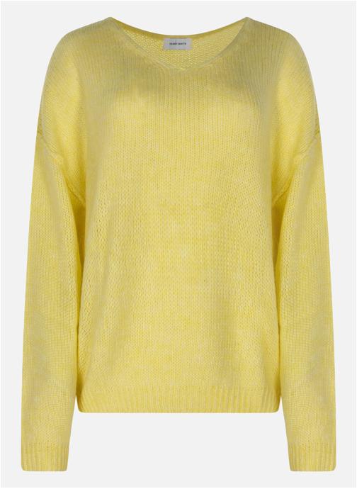 Teddy Smith Pulls Pull col rond ample - 31518063D femme jaune