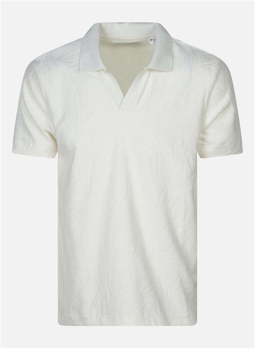 Teddy Smith Polos Polo coton mélangé ajusté - 11318180D homme blanc