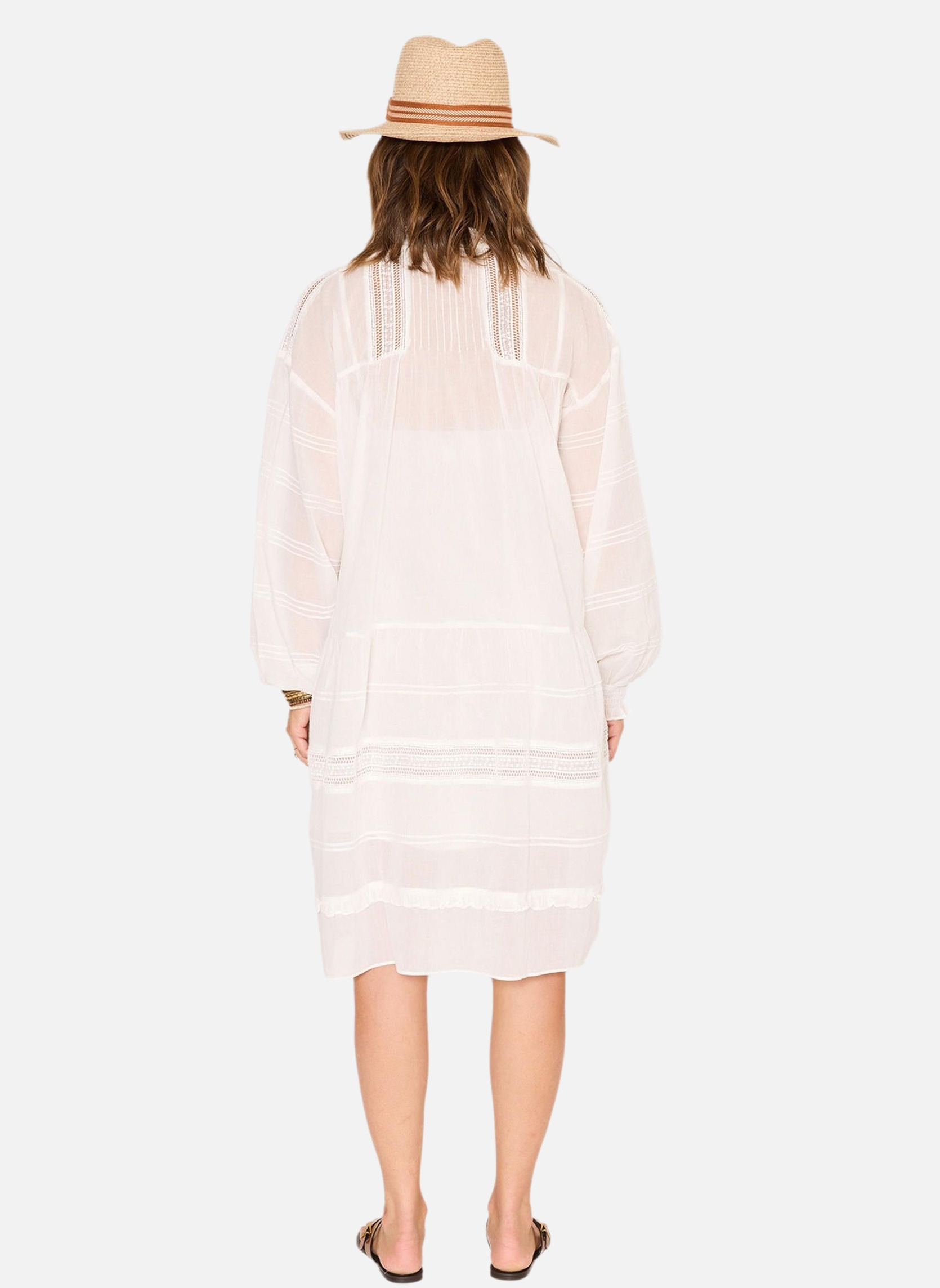 Robes Robe Rusty White femme blanc MKT Studio Robes Robe Rusty White femme blanc Blanc