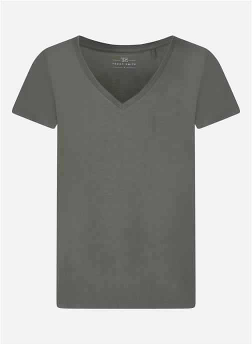 Teddy Smith Tee-shirts T-shirt droit - 31016419D femme vert