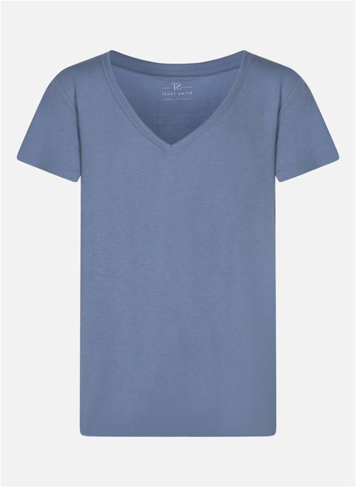 Teddy Smith Tee-shirts T-shirt droit - 31016419D femme bleu